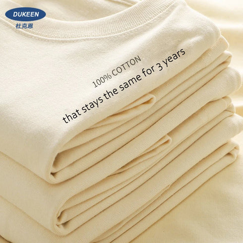 280gsm Cotton Men Oversize T Shirt-Short Sleeve Casual Men's Top